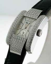 NEW Chopard La Strada $45,420.00 Diamond 18k White Gold ladies watch.