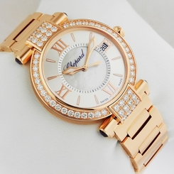 Chopard Imperiale Automatic 36mm 384822-5004 Rose Gold Diamond Ret: $45,450