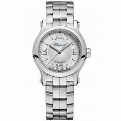 CHOPARD WOMEN'S STEEL BRACELET & CASE AUTOMATIC ANALOG WATCH 278573-3002