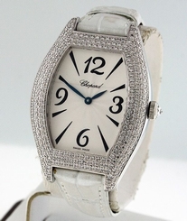 NEW Chopard Classiques Femme $45,030.00 Diamond 18k White Gold watch.