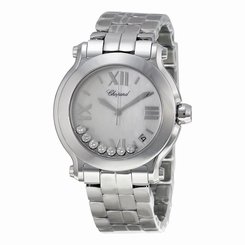 Chopard Happy Sport Ladies Diamond Watch 278477-3002