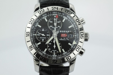 Chopard Mille Miglia Chronograph GMT 168992-3001 on Alligator Strap