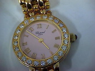 Ladies 18ct Gold Chopard Watch
