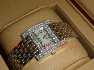 Chopard Haute Horlogerie 18Kt White Gold On bracelet With 2 Row Diamond Bezel