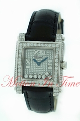 Chopard Happy Sport Square Medium 18kt White Gold Full Diamond Case 27/5321