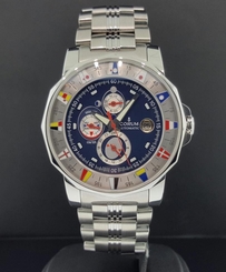 Corum Admirals Cup 44mm Tides Ref. 977.6301.20 Moon-Phase Steel Automatic Date