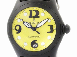 CORUM Bubble Stainless Steel Leather Automatic Mens Watch 82.150.20 (BF112368)