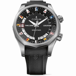 CORUM MEN'S ADMIRAL S CUP LEGEND 47 WORLDTIMER 47MM WATCH 637.101.04/F371 AN02