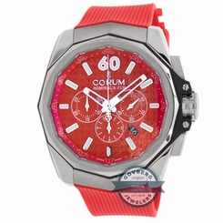 Corum Admirals Cup LE 132.202.04/0F01 AR 10 Auto Titanium Red Dial Mens Watch