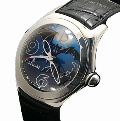 Pre-Owned Corum Bubble Butt '05 Limited SS/Leather Mens Auto Watch 082.150.20,MR