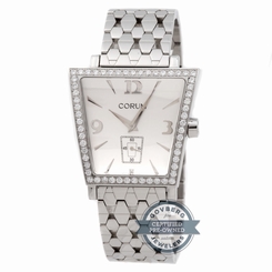 Corum Trapeze 106.404.47/M350BA69 Silver Quartz 35mm Steel Diamond Mens Watch