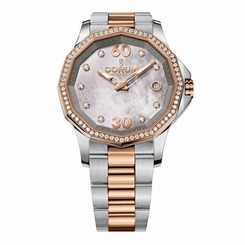 CORUM ADMIRALS CUP 082.101.29-V200PK10 LADIES DIAMONDS 38MM 18K GOLD CASE WATCH