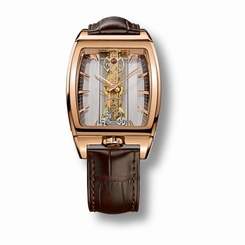 CORUM MEN'S GOLDEN BRIDGE BROWN MECHANICAL ANALOG WATCH 113.165.55/0002 GL10R