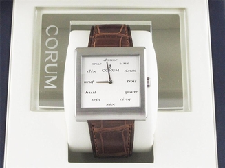 NEW VINTAGE MEN'S CORUM BUCKINGHAM MANUAL WATCH, 17 JEWEL , COMES W/ BOX