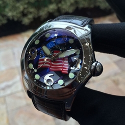 Men's Stainless Steel Corum American Bubble MINT! Ref: 163.150.20