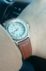 Ebel Discovery diver plongee 18K solid gold and steel