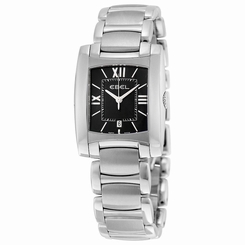 Ebel Women's Brasilia Steel Watch Iridescent Black Dial 1215773