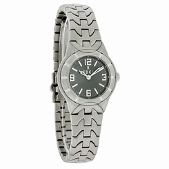 Ebel E-Type Mini Ladies 25MM Charcoal Dial Swiss Quartz Dress Watch 9157C11/3716 775924483351