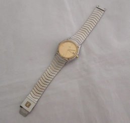 Ebel Sport Classic 183908 Ladies 18K Gold Watch - Gold Face, No Numbers