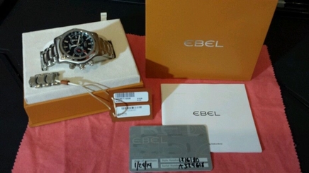 EBEL 1911 BTR GMT Cal.240 Automatic SS Date Chronometer GMT Swiss mod. 1216180