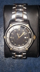 Elegant and Luxury Ebel Discovery Stainless & 18 K Gold Wrist Watch for Men