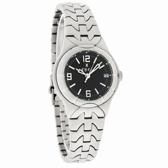 Ebel E-Type Ladies Black Dial Quartz Watch 9087C21/5716
