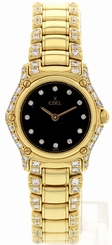 Ladies Ebel 18k Yellow Gold And Diamonds 8057901