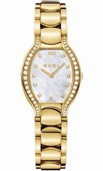 Ebel Beluga Tonneau Ladies Yellow Gold Diamond Watch 8956P28/991050