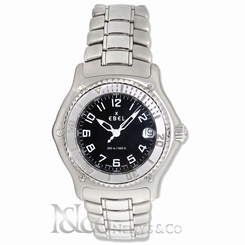 Ebel Discovery 1911 Black Dial Automatic Stainless Steel Men's Watch