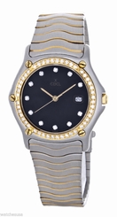 Ebel Classic 1911 Wave Two-Tone 18k Steel Gold Ladies Watch 13621810