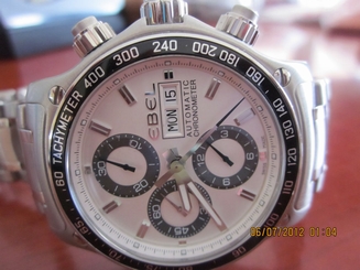 Men's Ebel Watch Series 1911 Discovery, Chronograph, Stainless Steel
