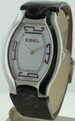 EBEL BELUGA TONNEAU MOP STAINLESS STEEL LADIES WATCH 9175G31