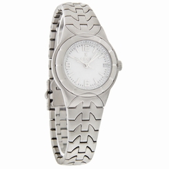 Ebel E-Type Ladies 27mm White Dial Swiss Quartz Watch 9087C21/0716 775924475523