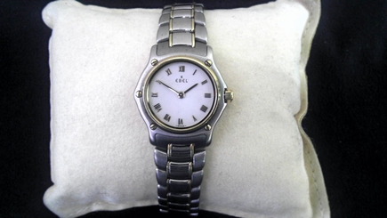 Ebel 1911 Series Ladies' 18K Gold White Dial Quartz  Watch