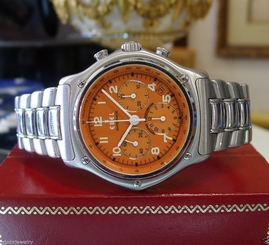 Mens EBEL Le Modulor Automatic Ref. 9137240 Stainless Steel Chronograph Watch