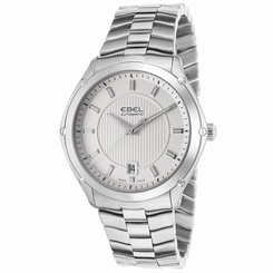 Ebel 9020Q41-163450 Mens Silver Dial Automatic Watch with Stainless Steel Strap