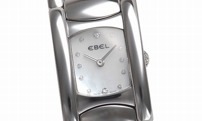 Used Watch Women Ebel Beluga quartz white stainless P5B