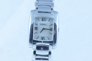EBEL BRAS��LIA WOMEN'S WATCH STEEL/STEEL PEARL TOP CONDITION RAR 25MM