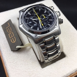 EBEL 1911 BTR Swiss Made Automatic Chronograph Watch NEW! 1216260 $6900