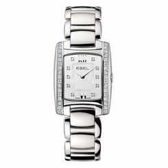 Ebel Brasilia Mini Mother-of-Pearl Steel on Steel Diamond Ladies Watch 1215607