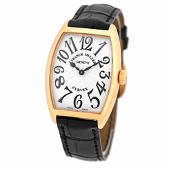 FRANCK MULLER Medium Size 18K Rose Pink Gold Cintree Curvex 2852 QZ Box Warrant