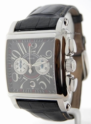 Franck Muller Cortez Conquistador Chronograph Steel Mens Watch 10000 H CC