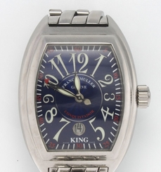 Authentic Franck Muller King Conquistador Steel Automatic 8005 SC KING Watch 7'
