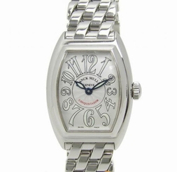 Pre-Owned FRANCK MULLER Conquistador 8005L Men's SS Silver Dial Quartz Watch, MD