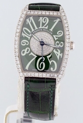 Franck Muller Casablanca Diamond 18k White Gold Ladies Watch.