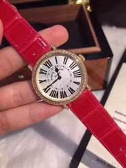 New Franck Muller 8035 QZ D BLR Diamond Rose Gold Quartz Watch