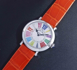 Franck Muller 8035 QZ COL DRM R Color Dreams Steel Quartz Watch