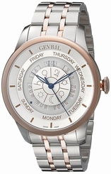 Gevril Men's 2003B Columbus Circle Automatic Limited Edition Date Two Tone Watch