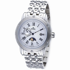 Gevril Mens M0111R5 Prime Minister Sapphire Dial Stainless Steel Date Watch