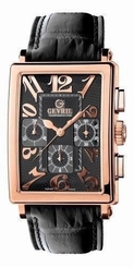 Gevril Men's 5111 Avenue of Americas Automatic 18kt Rose Gold Chronograph Watch